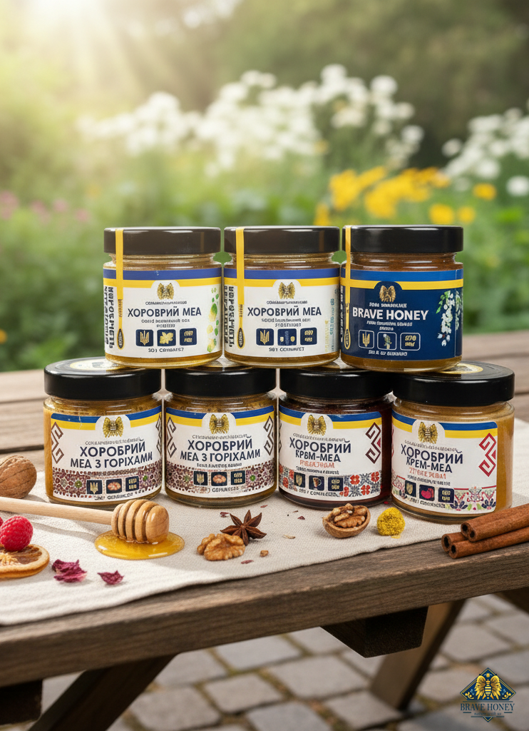 Brave Honey Mixed Tasting Collection – 7 × 320 g