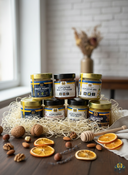 Brave Honey Mixed Tasting Collection – 7 × 320 g