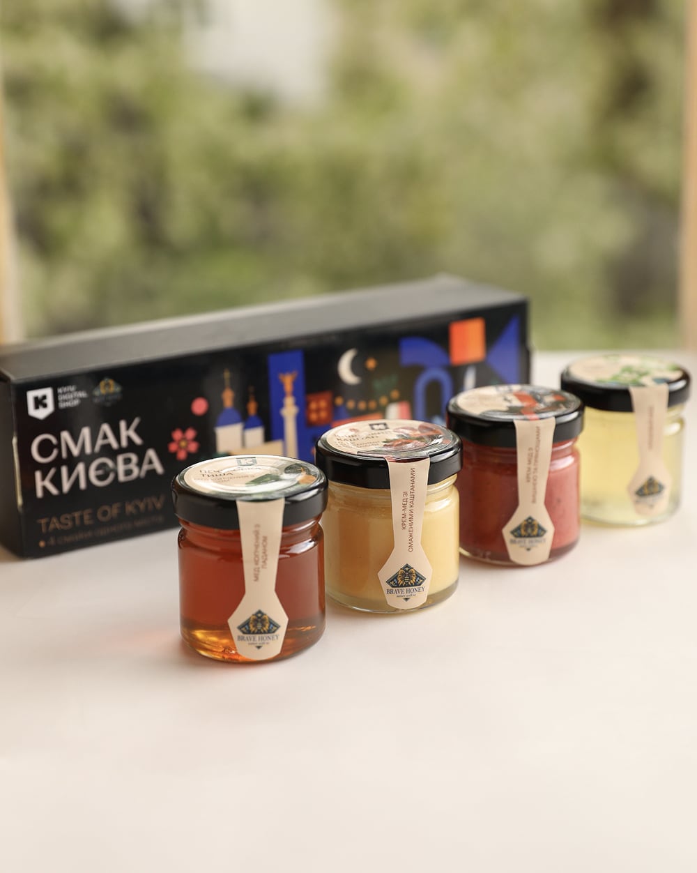 Taste of Kyiv — Premium Gift Honey Collection — 4 × 50 g