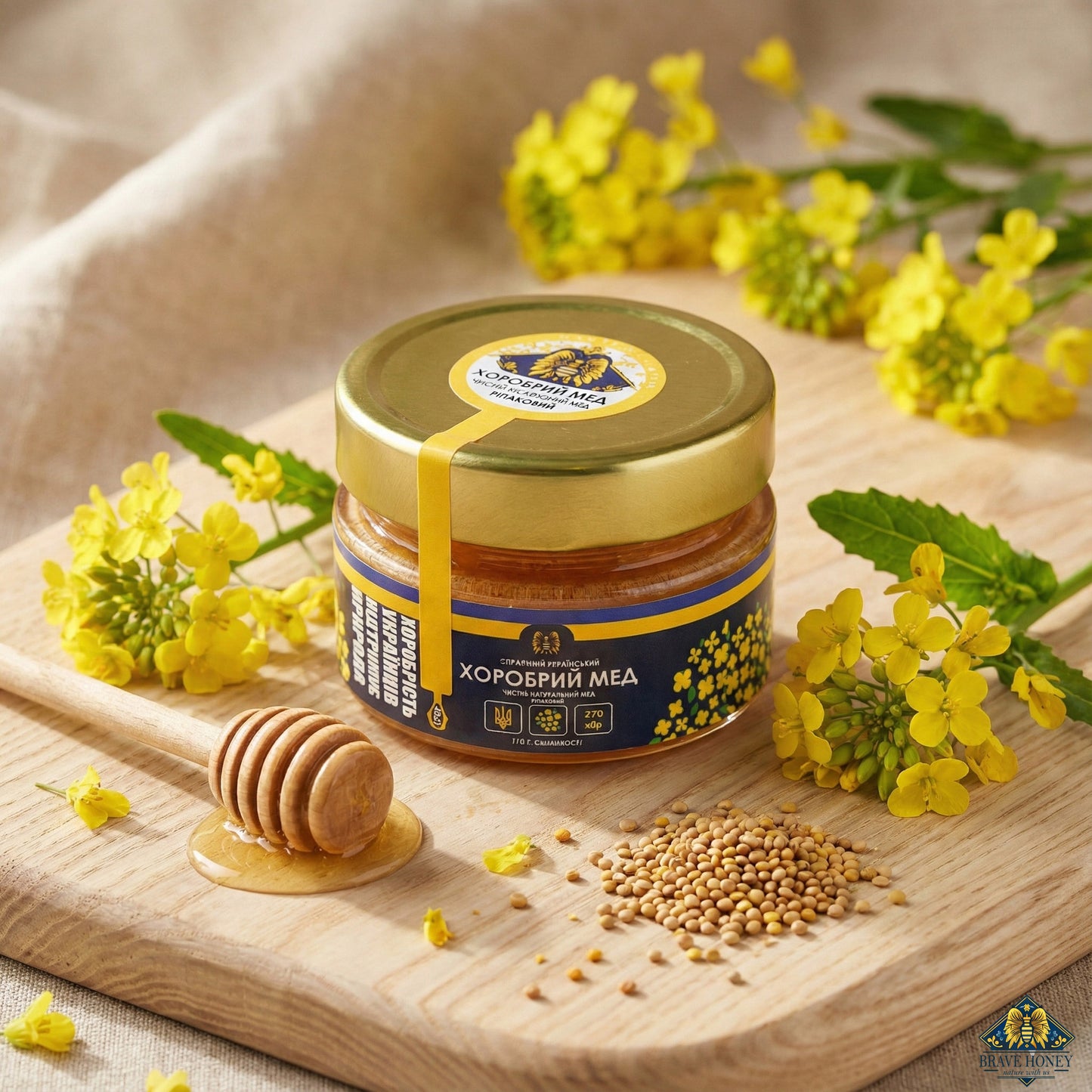 Raw Rapeseed Honey