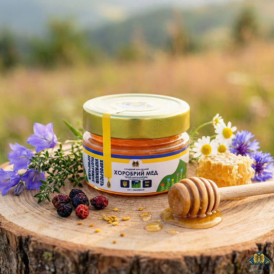Raw Carpathian Mountain Honey
