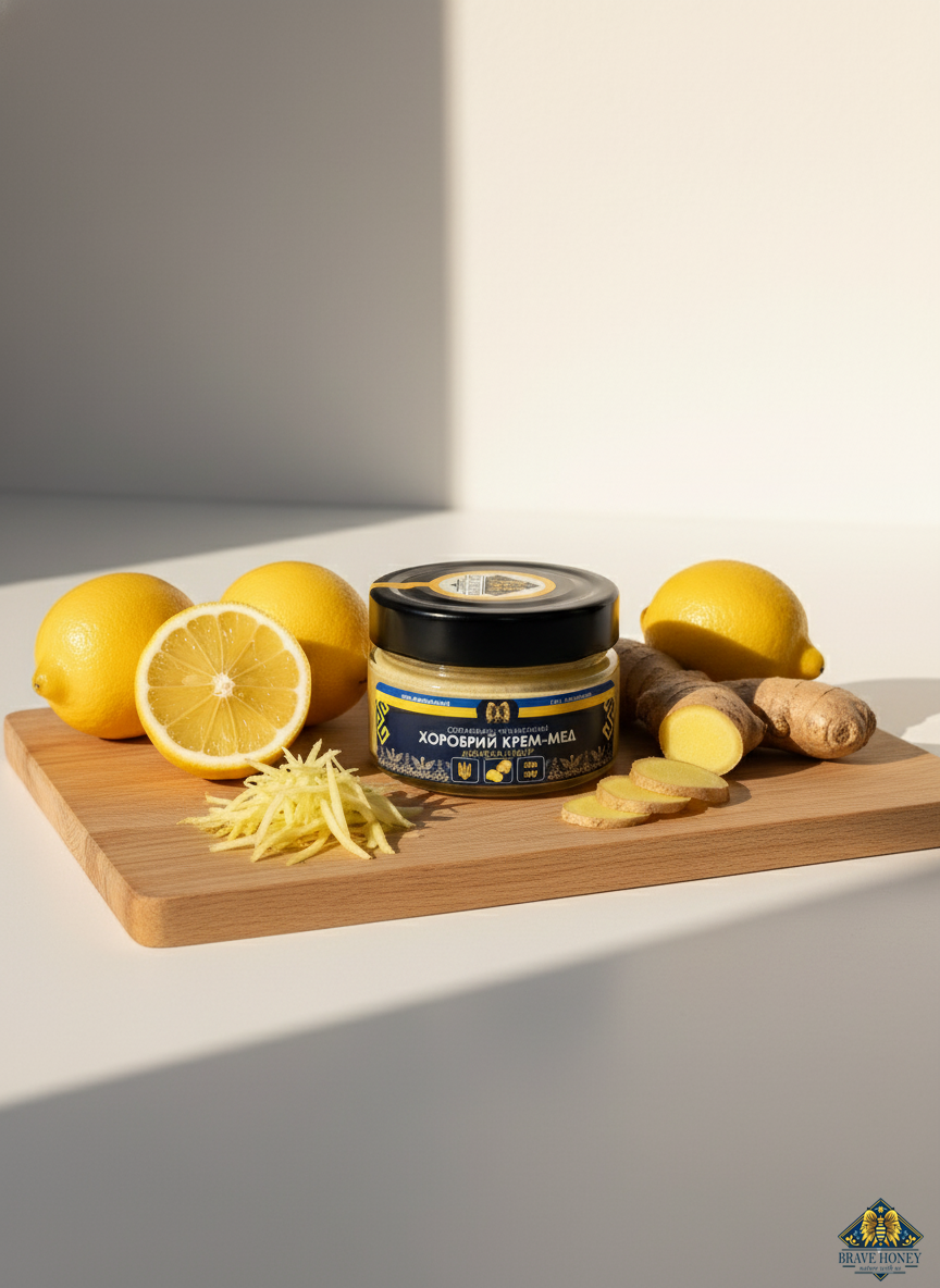 Lemon & Ginger - Brave Creamed Honey