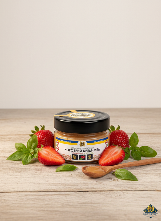 Strawberry & Basil - Brave Creamed Honey