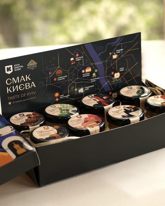 Taste of Kyiv — Premium Gift Honey Collection — 8 × 50 g
