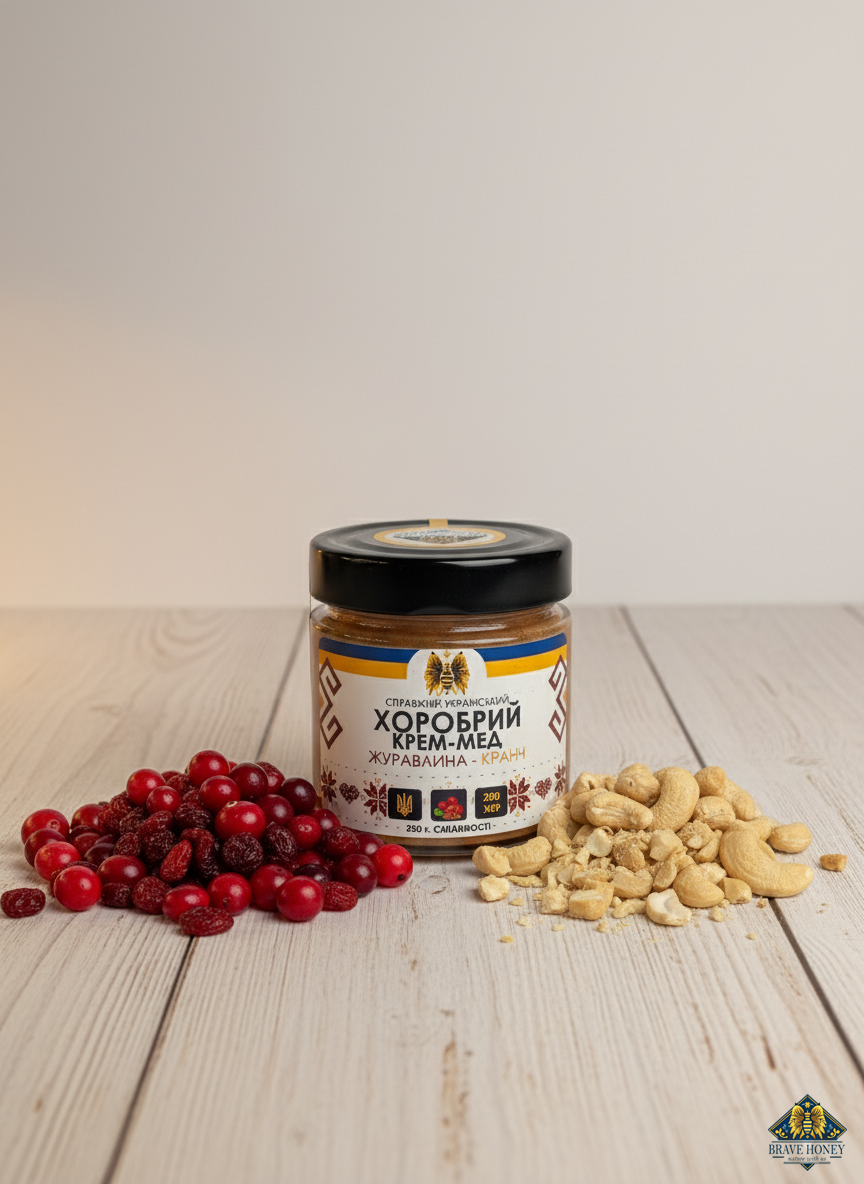 Cranberry Crunch - Brave Creamed Honey