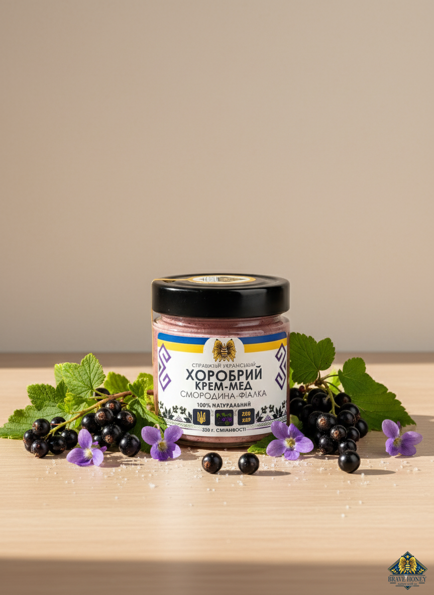Blackcurrant & Violet - Brave Creamed Honey