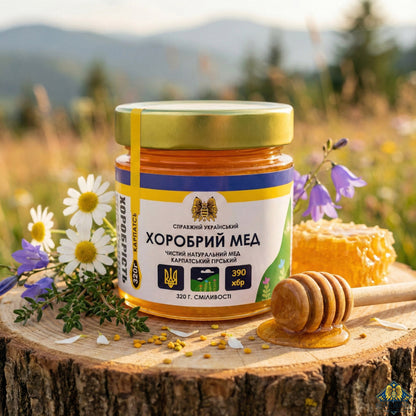 Raw Carpathian Mountain Honey