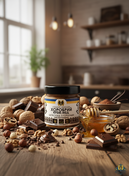 Chocolate with Nuts - Brave Creamed Honey