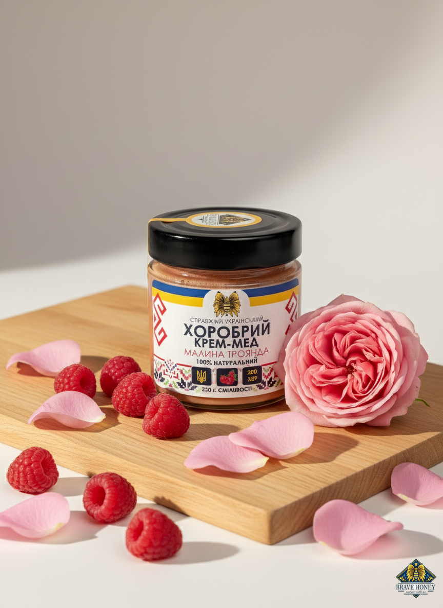 Raspberry & Rose - Brave Creamed Honey