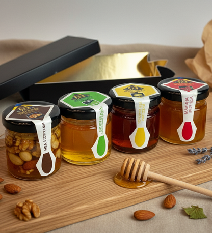 Brave Honey Mixed Gift Set – 4 × 50 g