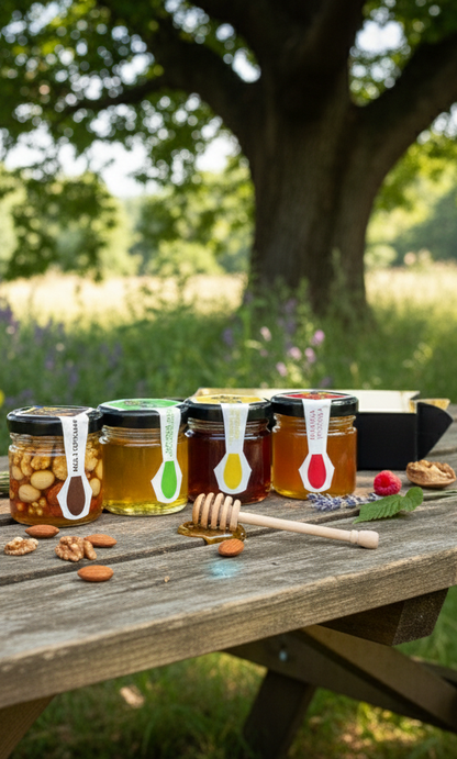 Brave Honey Mixed Gift Set – 4 × 50 g