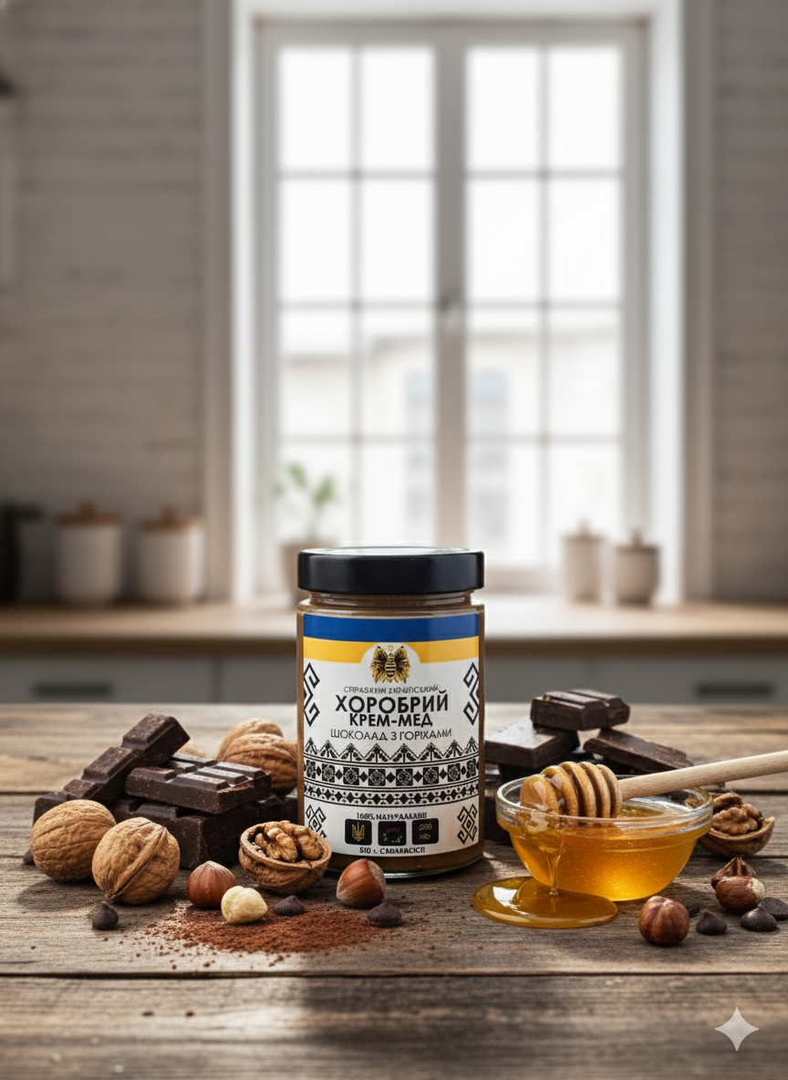Chocolate with Nuts - Brave Creamed Honey