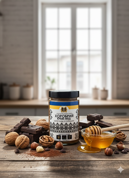 Chocolate with Nuts - Brave Creamed Honey