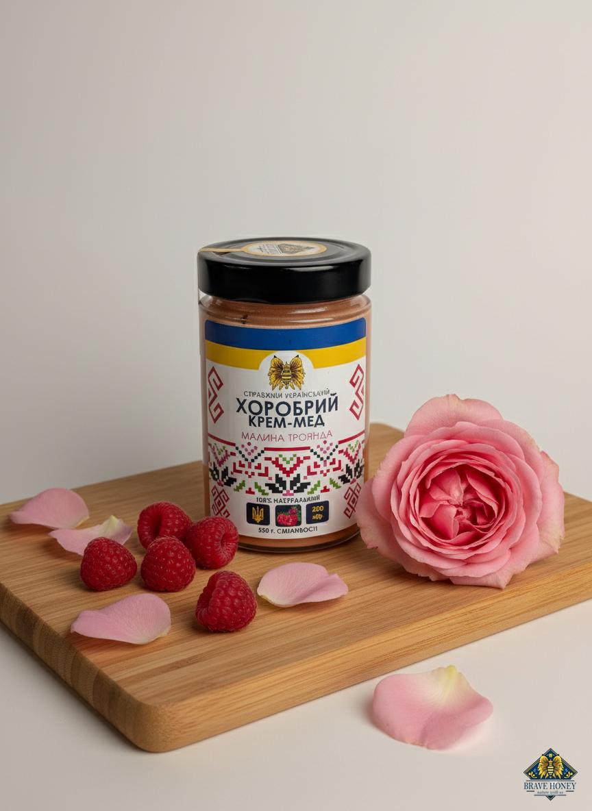 Raspberry & Rose - Brave Creamed Honey