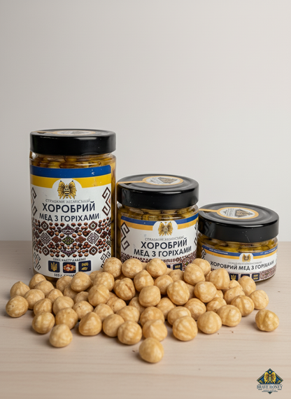 Hazelnuts in Brave Honey