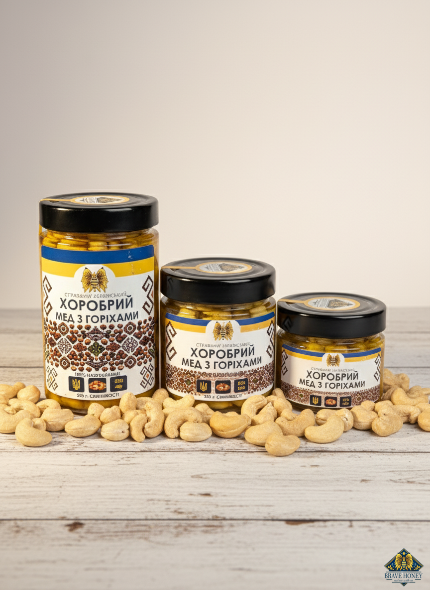 Cashews in Brave Honey