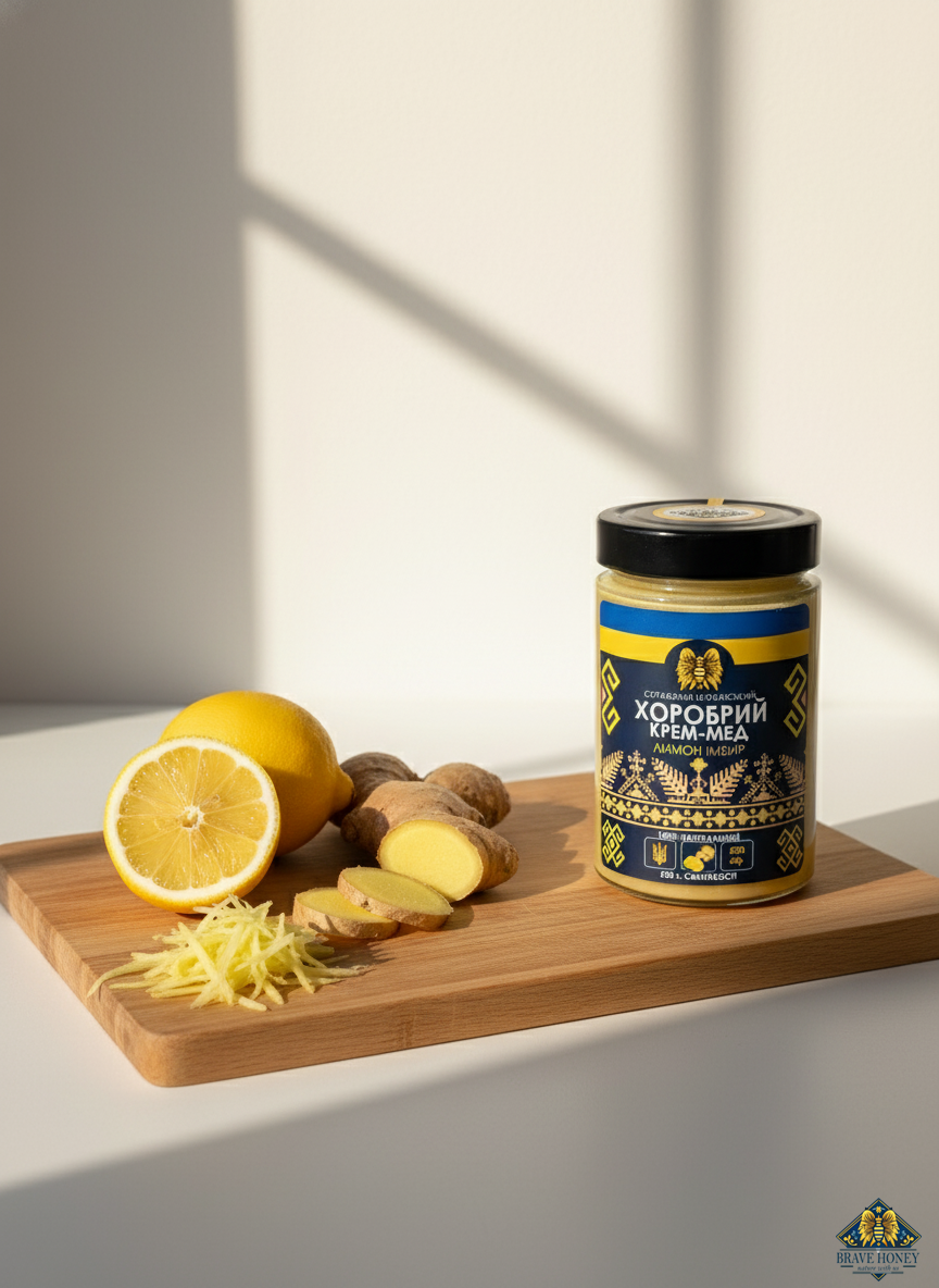 Lemon & Ginger - Brave Creamed Honey