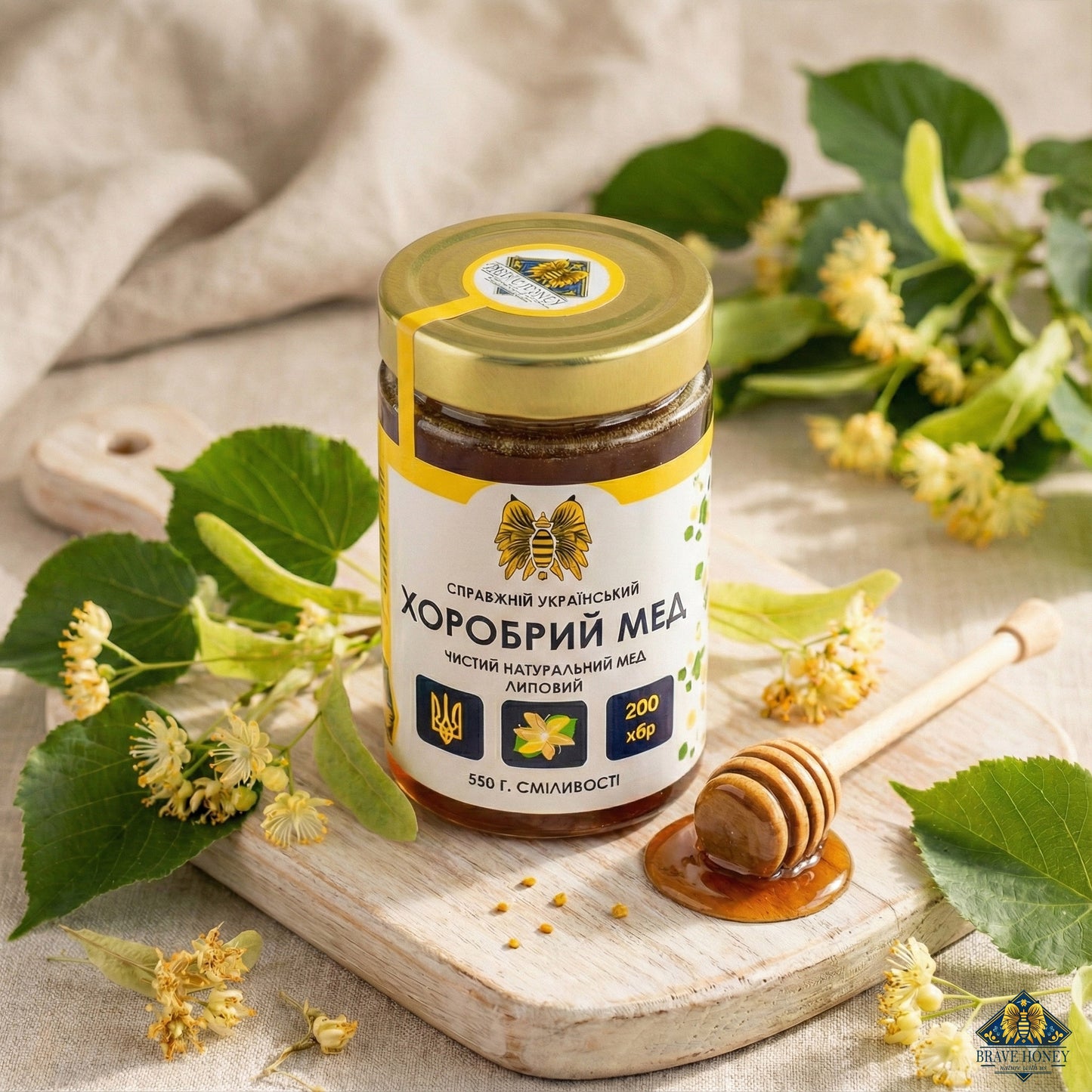 Raw Linden Honey