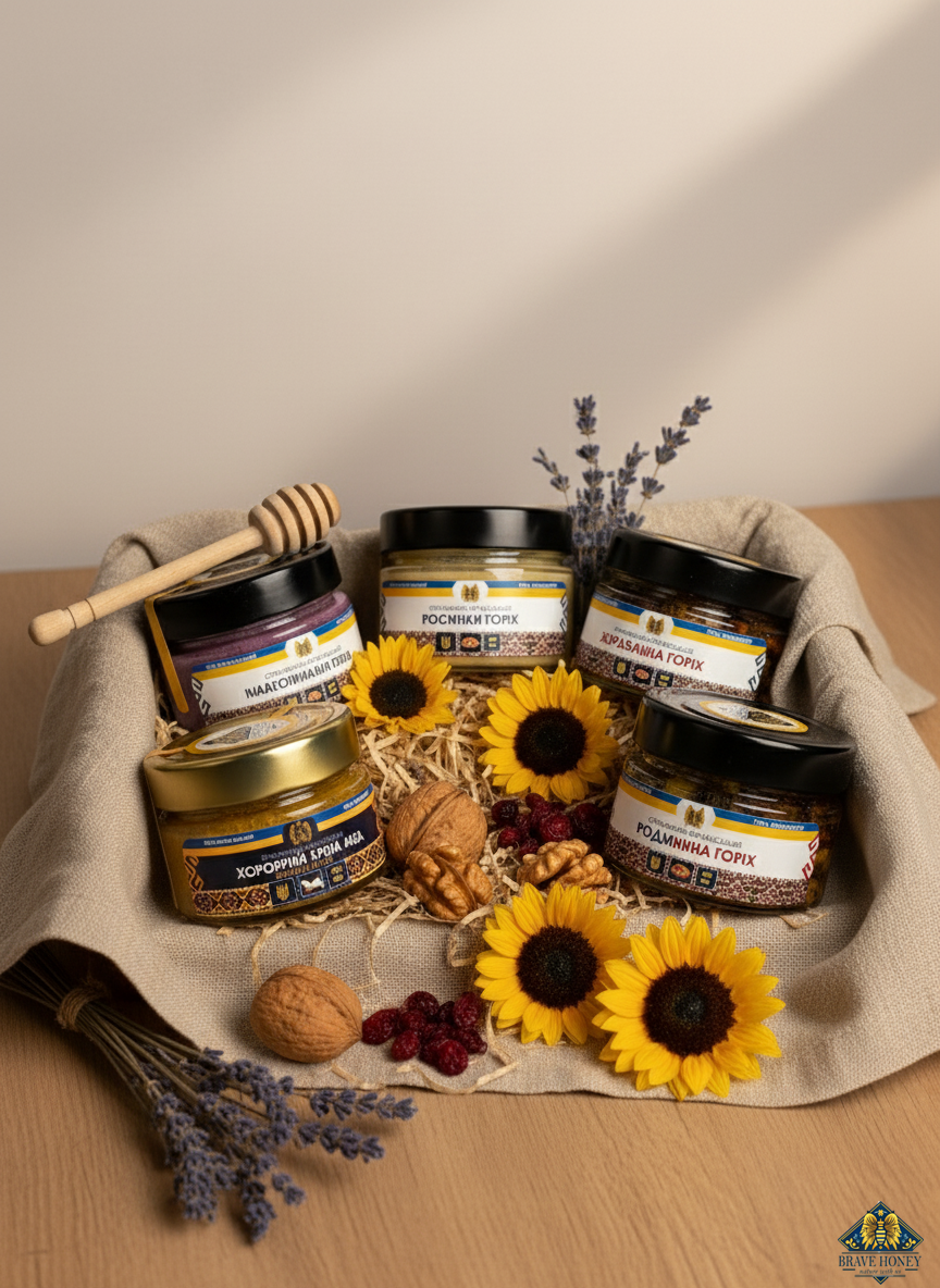 Brave Honey Mixed Tasting Set – 5 × 170 g