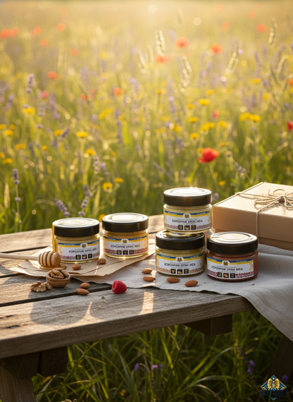 Brave Honey Creamed Honey Tasting Set – 5 Jars