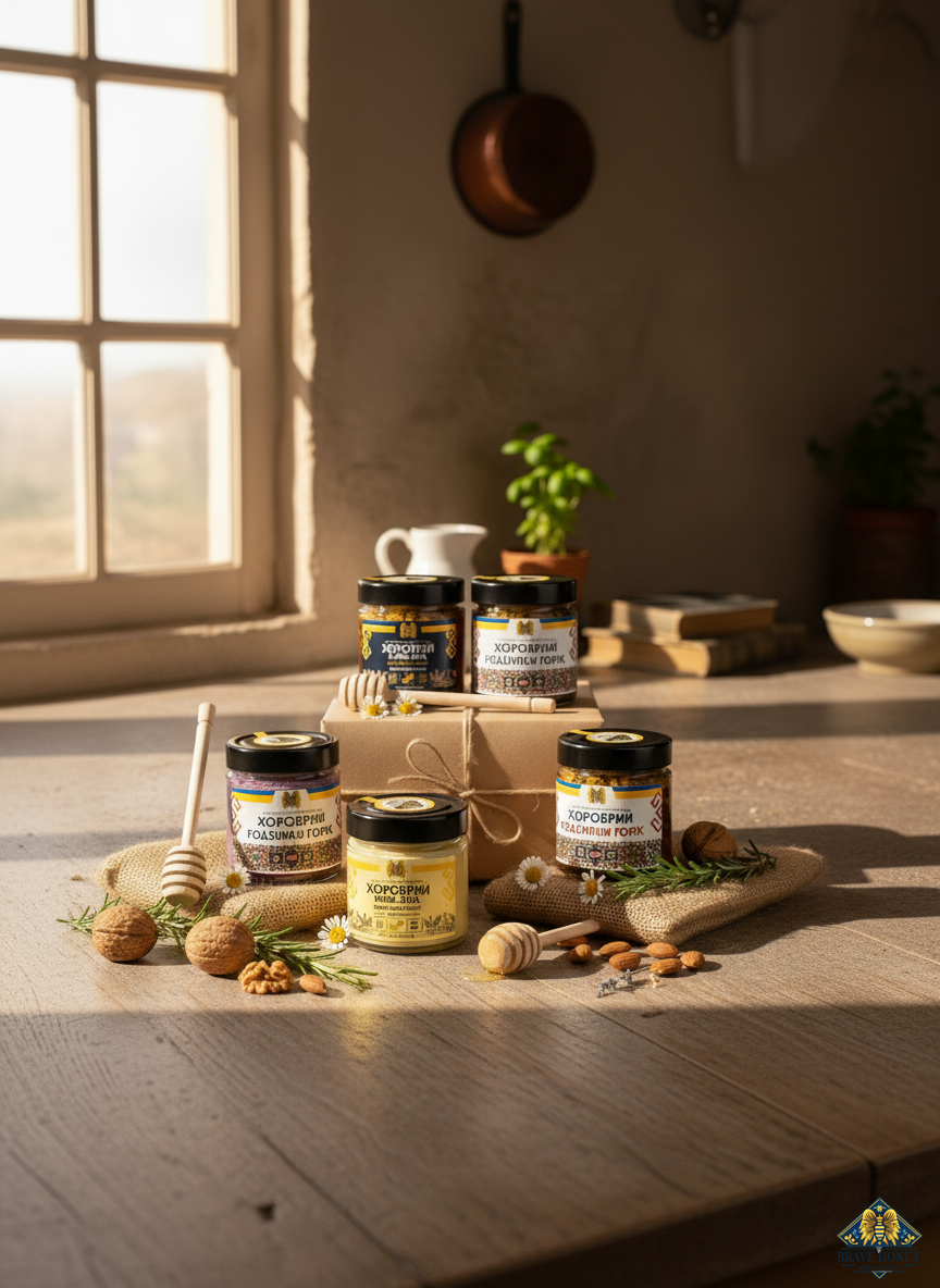 Brave Honey Mixed Family Set – 5 × 320 g