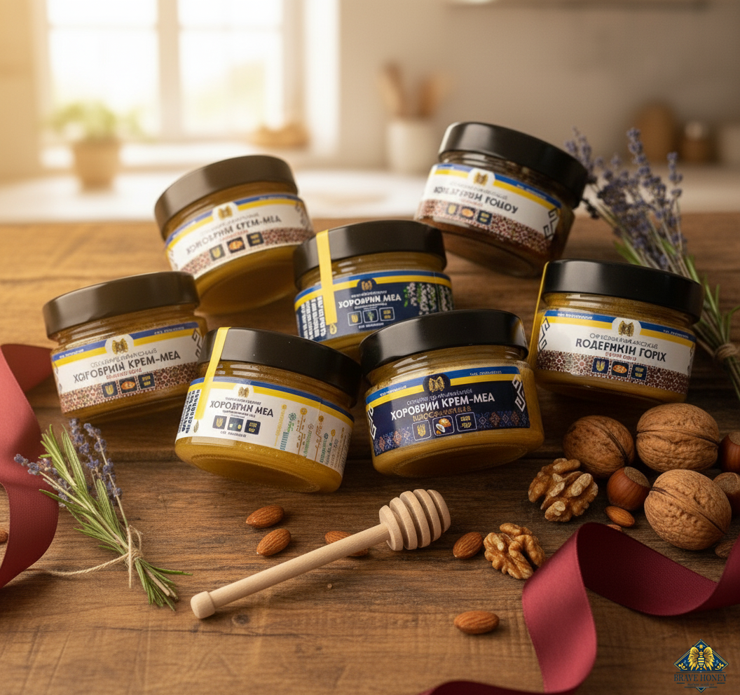 Brave Honey Mixed Tasting Collection – 7 × 170 g