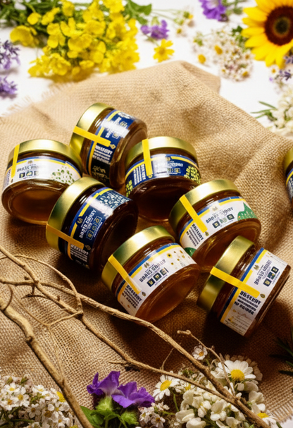 Brave Honey Tasting Collection – 7 × 170 g