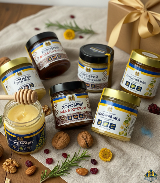 Brave Honey Mixed Tasting Collection – 7 × 320 g