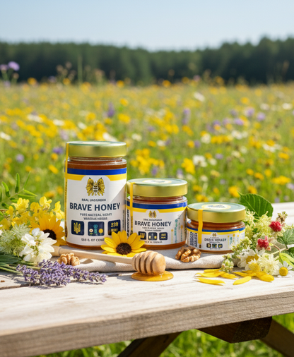 Raw Honey from Various Herbs
