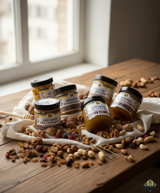 Дегустаційний набір горіхи в меду 6х330