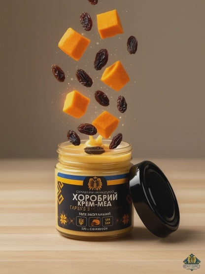 Pumpkin with Raisins - Brave Creamed Honey