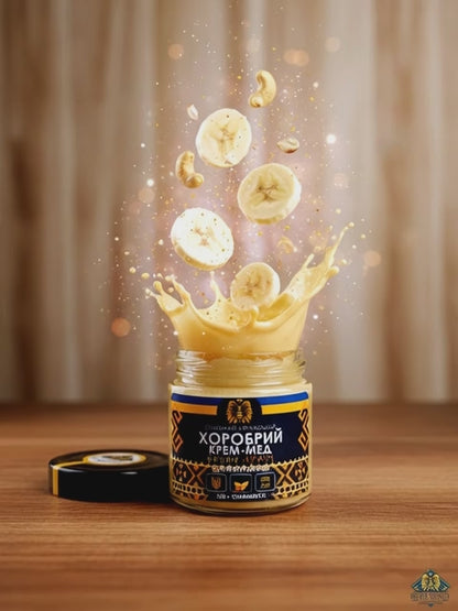 Banana Crunch - Brave Creamed Honey