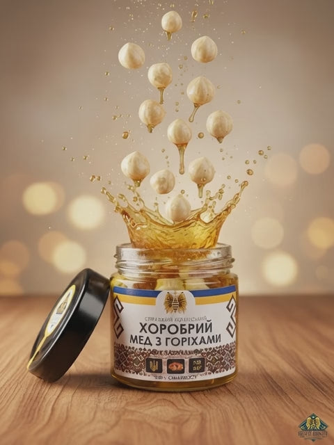 Hazelnuts in Brave Honey