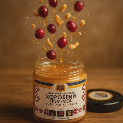 Cranberry Crunch - Brave Creamed Honey